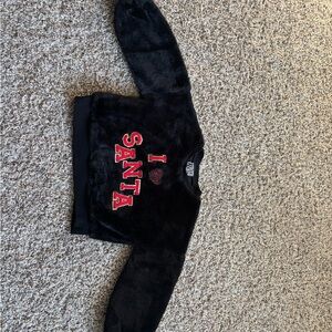 Judith March Black and Red 'I Love Santa' Sweatshirt